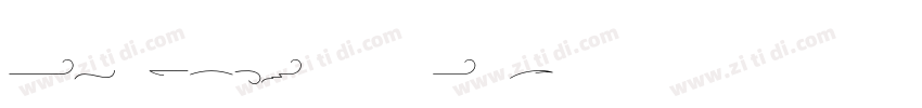 Artlines Swash字体转换